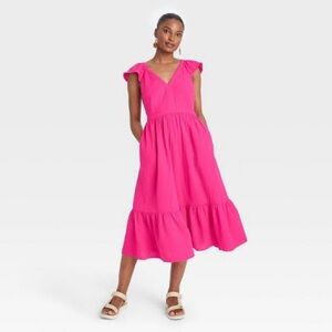 Universal Thread Pink Midi Dress - XXL